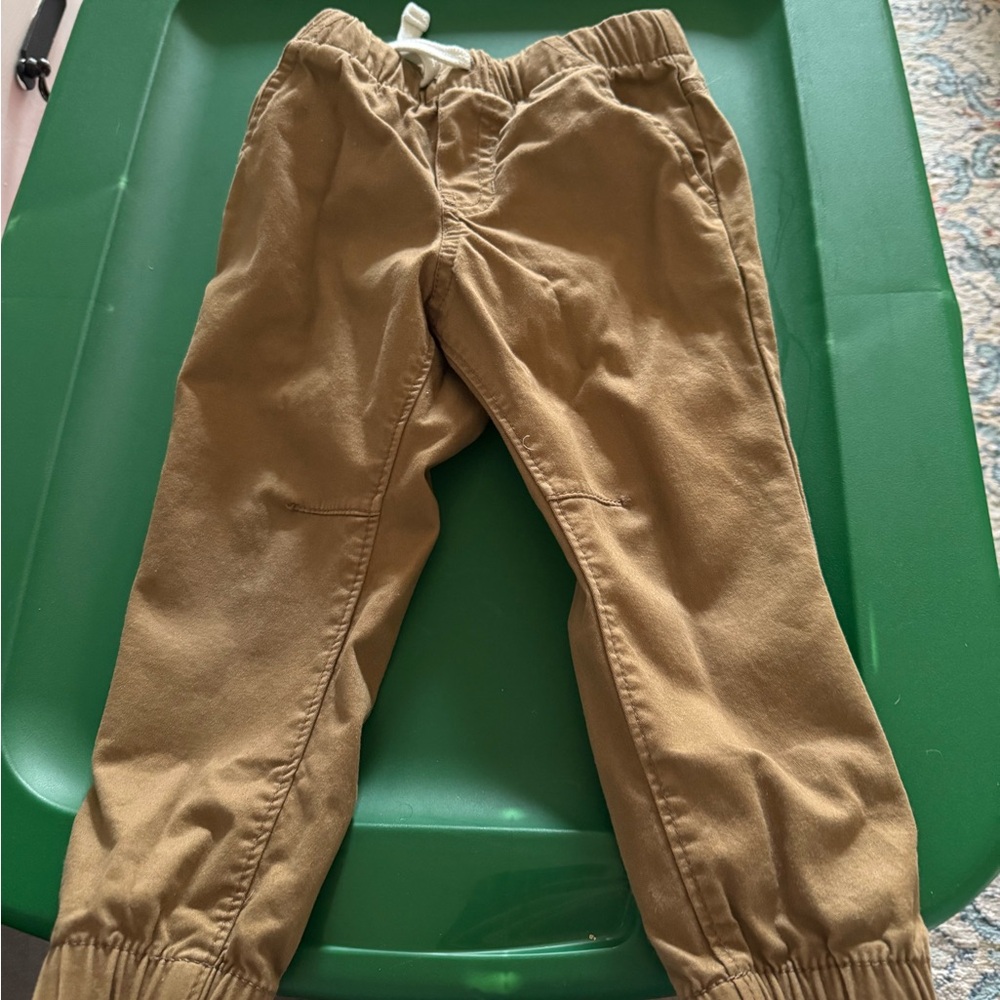 Cat & Jack Tan Casual Elastic Joggers